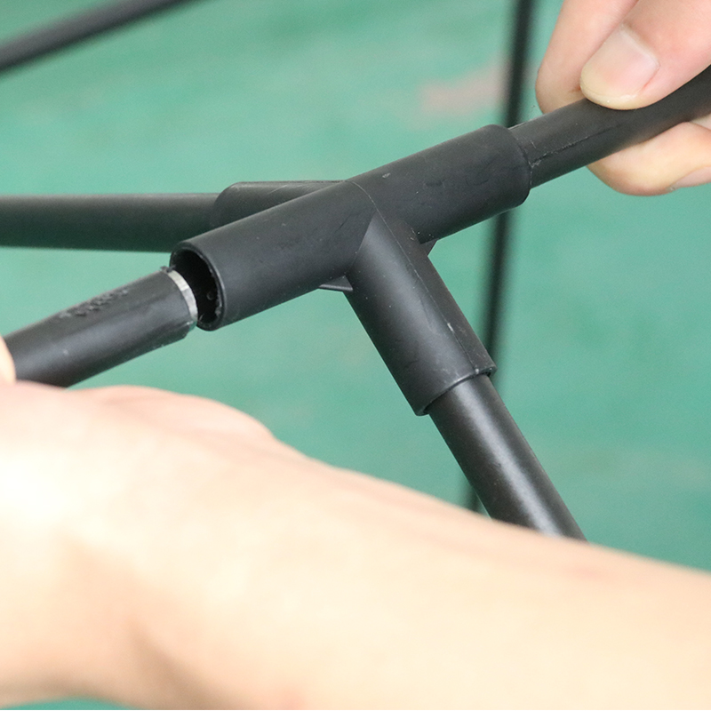 高款新款塔型暖房配件四通三通底脚平面斜角直管保温罩防虫网外罩 - 图1