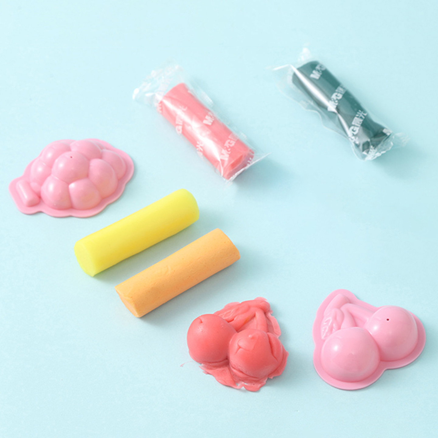 晨光 玉米彩泥12色/24色儿童橡皮泥套装玩具天然玉米原料欧盟安全标准附模具幼儿园孩子DIY手工AKE040G6文具,淘宝优惠券,粉丝福利购,淘宝优惠卷