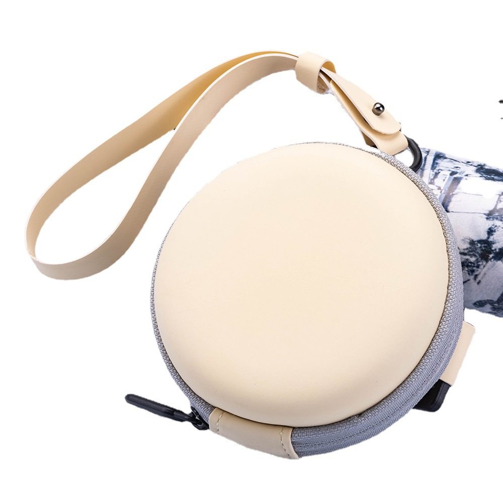 折叠眼镜盒女高品质便携式收纳袋圆形拉链太阳镜男墨镜包,淘宝优惠券,粉丝福利购,淘宝优惠卷