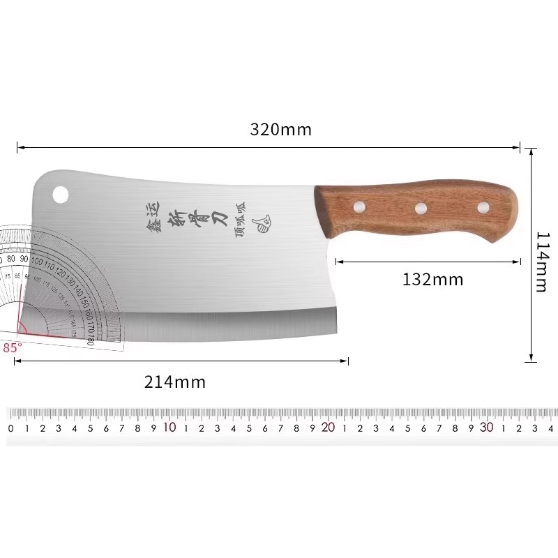 砍骨头专用刀屠宰坎斩牛羊大骨头加厚重剁骨刀家商用斩骨刀砍骨刀 - 图3
