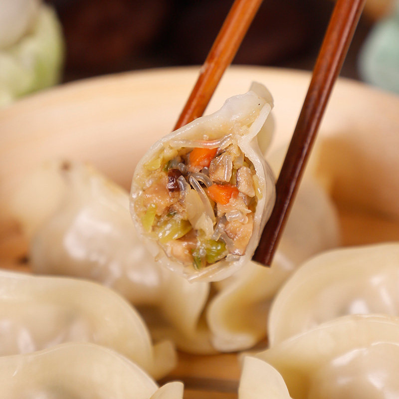 素华粉丝蔬菜水饺速冻纯素素食速食方便食品懒人食材佛家不含五辛,淘宝优惠券,粉丝福利购,淘宝优惠卷