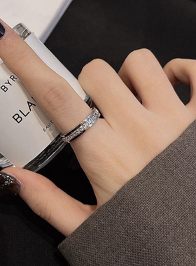 满天星情侣钛钢戒指男女对戒高级感个性指环玫瑰金