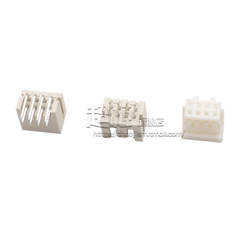 XHD2.54mm间距双排DF1B直针座弯针座胶壳端子2.5mm连接器2*2/3/4P - 图2