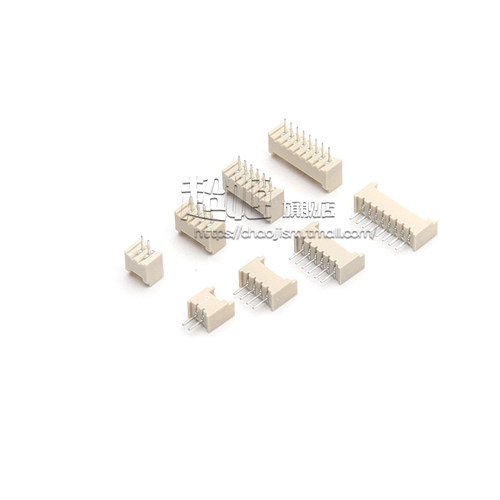 直针座1.25mm间距直脚插座连接器2P 3 4 5 6 8 9 10-16P接插件 - 图2