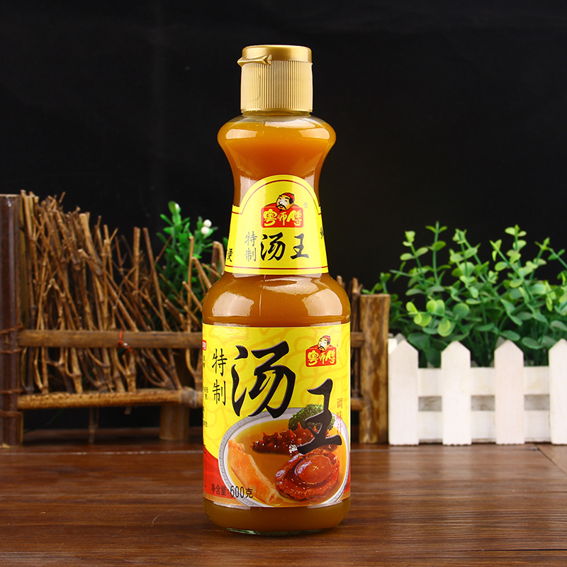 粤师傅特制汤王600g*6瓶美味肉鲍参翅肚火锅高汤关东煮底汤调味汁