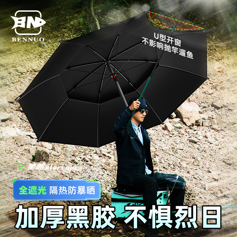 本诺 万向钓鱼伞 1.8米 天猫优惠券折后￥29起包邮（￥69-40）送地插+防风插+伞包