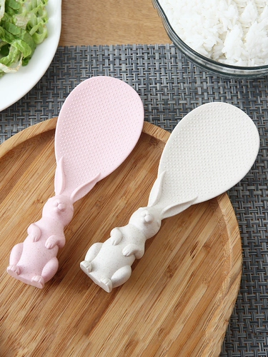 Ложка для домашнего использования, креативный милый кролик, рисоварка