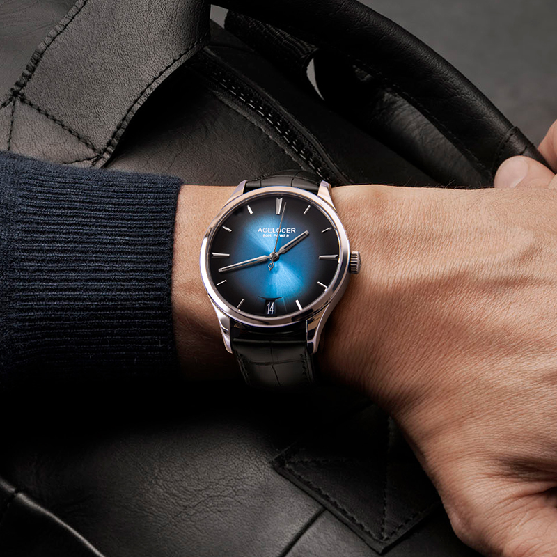 艾戈勒官方正品瑞士手表男士全自动机械2020新款日历潮流名牌腕表