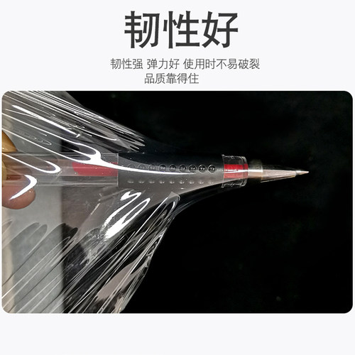50cm缠绕膜包装膜打包膜pe拉伸膜大卷工业保鲜膜保护透明塑料薄膜 - 图1