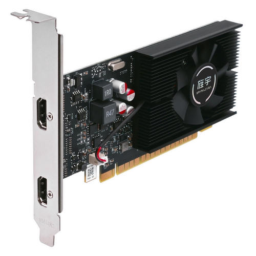 旌宇多屏显卡GT740/GT730/GT1010/GT1030/GTX1050Ti原生2HDMI高清 - 图0