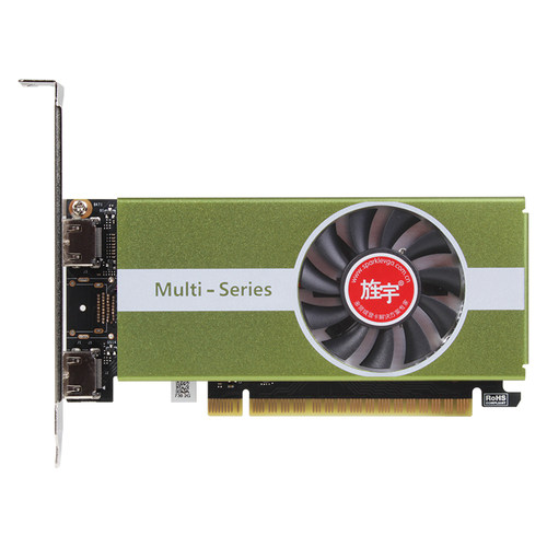 旌宇多屏显卡GT740/GT730/GT1010/GT1030/GTX1050Ti原生2HDMI高清 - 图3
