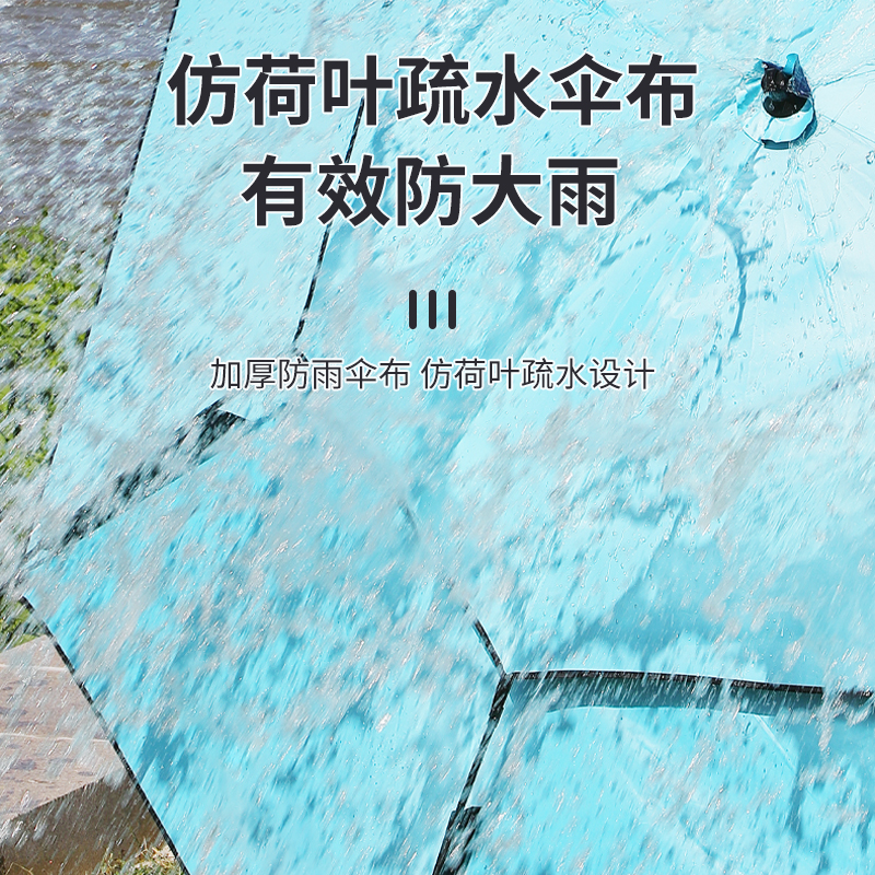 木兰特钓鱼伞大钓伞钓鱼遮阳伞专用雨伞帐篷伞户外拐杖伞2024新款 - 图0