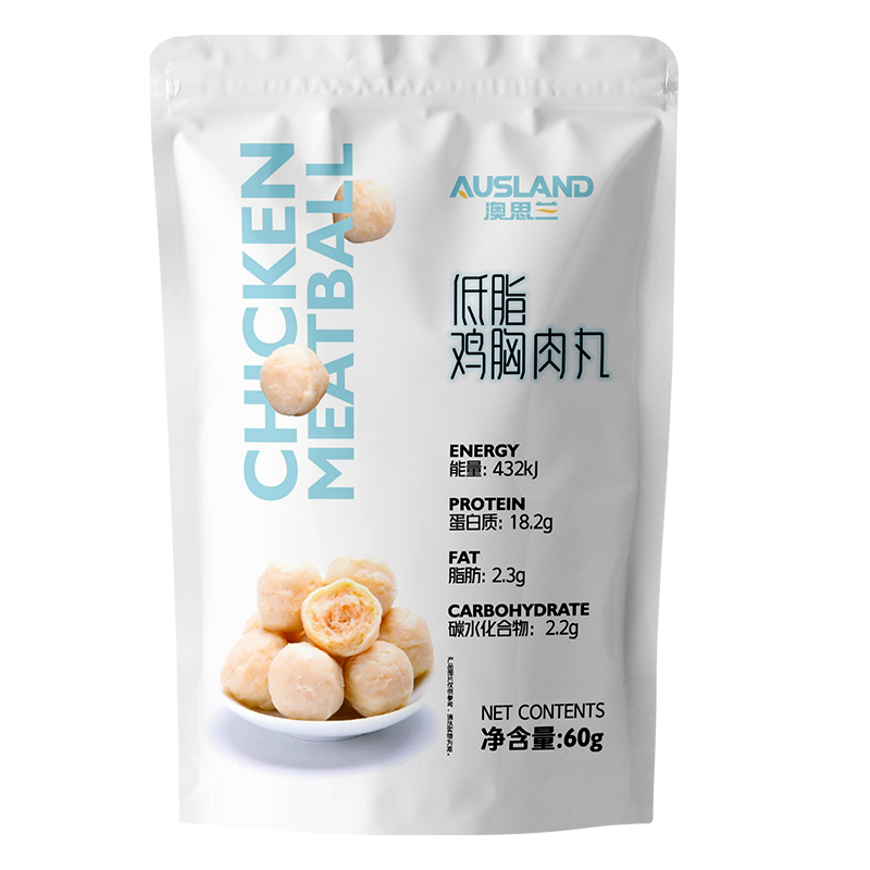 【12袋】澳思兰旗舰店鸡胸肉即食丸子 澳思兰鸡胸