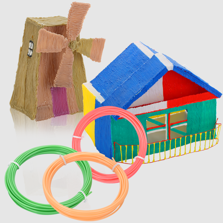 3D打印笔儿童玩具耗材PLA高温笔耗材打印笔PCL低温材料绘画涂鸦笔