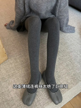 Day Ensemble Grey Underpants Woman Autumn Winter Plus Suede Thickened Outwear Warm Cotton Pants Ca Nt Afford Sneakers Pants On Foot and Pants Socks
