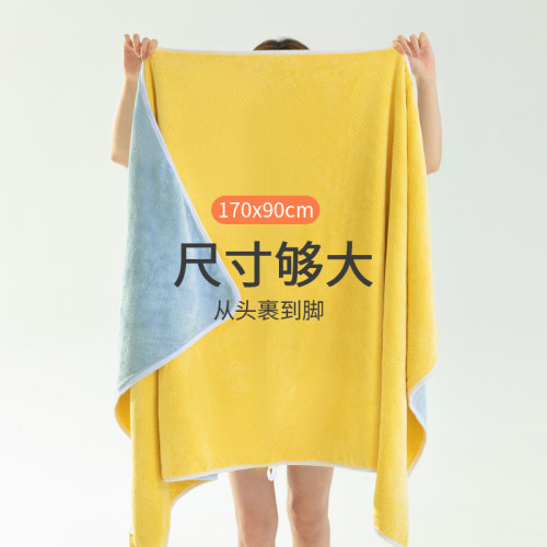 抗菌浴巾2025新款大人高级家用洗澡比纯棉全棉吸水毛巾三件套女士-图2