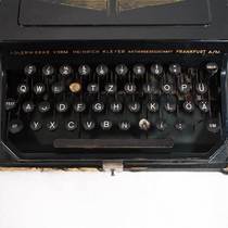 Yao Lan] Adler Republic of China with box 1930 German mechanical typewriter English Adler old antique object years