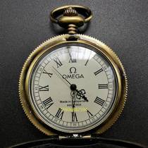 Painting the old pure copper mechanical table The flip-flopping nostalzic clockwork when walking