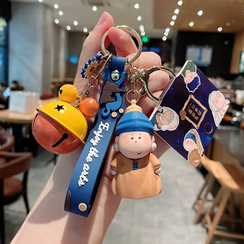 Брелок, изысканные ключи от машины для влюбленных, кукла, подвеска