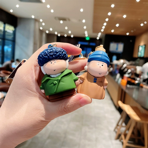 Брелок, изысканные ключи от машины для влюбленных, кукла, подвеска