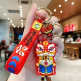 Китайская красная кукла, брелок, ключи от машины, мультяшная подвеска, китайский стиль, тигр, подарок на день рождения