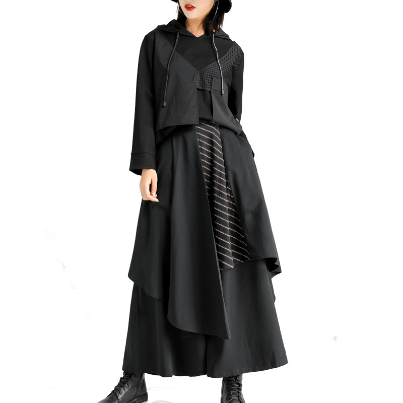 山本耀司2020新款大档裤秋冬阔腿裤 索娜雯半身裙