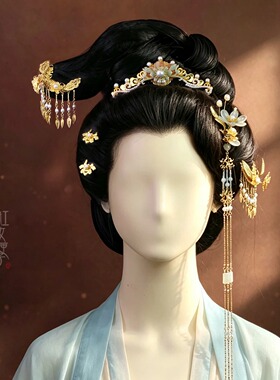 红妆匣子古风珍珠流苏发簪发钗