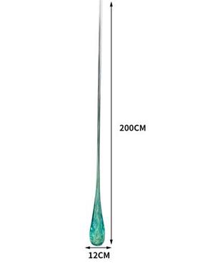 大型透明水滴雕塑吊饰酒店客厅玄关树脂水花摆件装饰工艺术品挂件