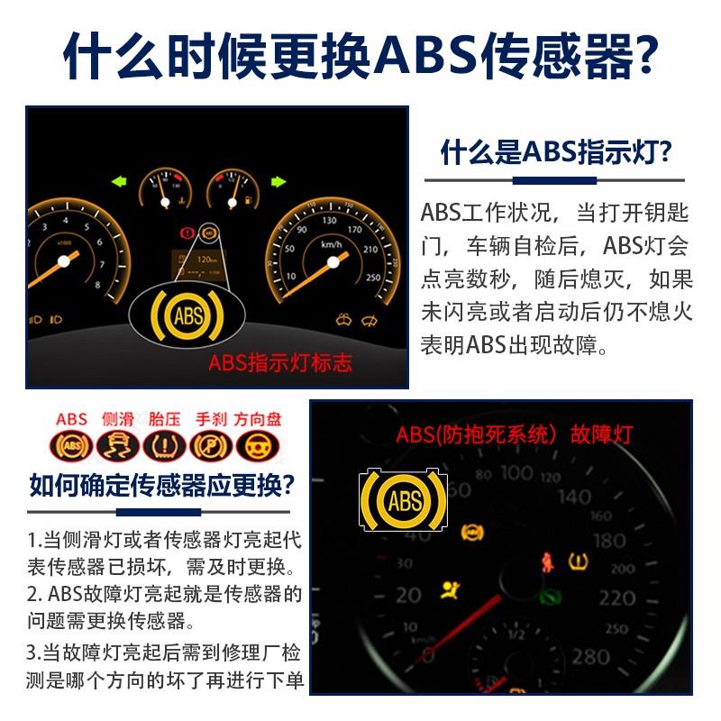 适用沃尔沃XC60S60V40S40V60XC90S80L后前轮轮速ABS传感器感应C30-图1