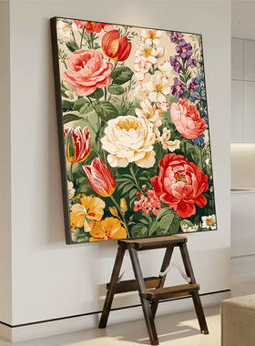 花卉植物高级感数字油画