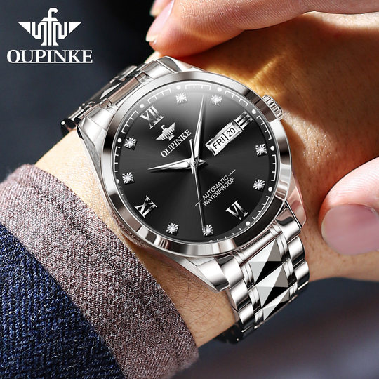 瑞士认证正品牌进口芯新款男士手表机械表全自动防水商务名式十大