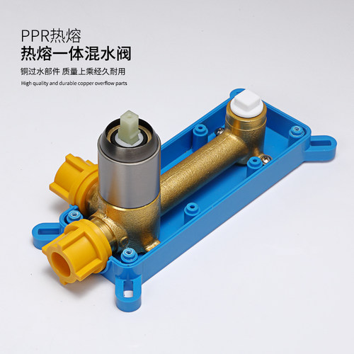 ZOSN佐伸极简枪灰色热熔暗装面盆龙头入墙式冷热暗藏式墙出水龙头 - 图2