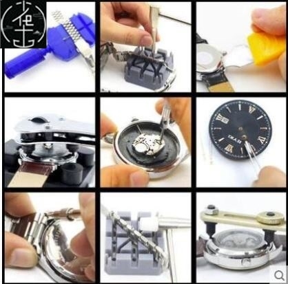 144pcs watch repair tool kit set case opener pin link remove - 图1