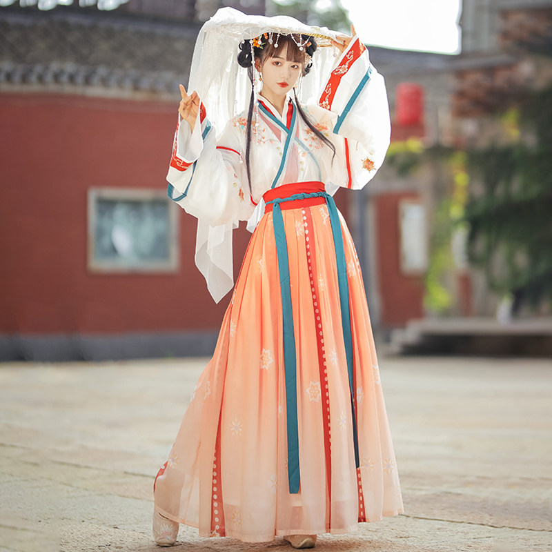 花梦瑶正品原创中国风魏晋风汉服 窈讯汉服