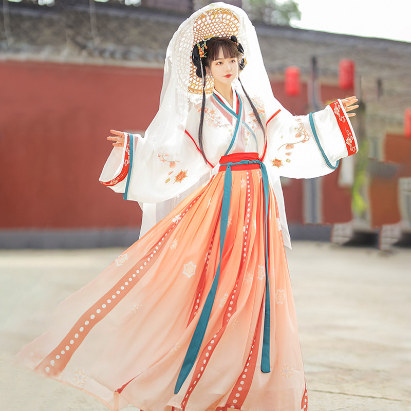 花梦瑶正品原创中国风魏晋风汉服 窈讯汉服