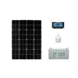 Монокристалл на солнечной энергии, фотогальваническая батарея с зарядкой, 12v, 100W, генерирование электричества, 24v, полный комплект