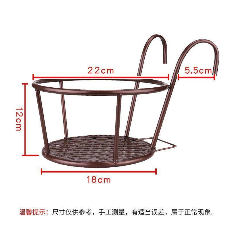 栏杆花架阳台花架置物架大号吊兰悬挂挂式铁艺花盆托架绿萝花架,淘宝优惠券,粉丝福利购,淘宝优惠卷
