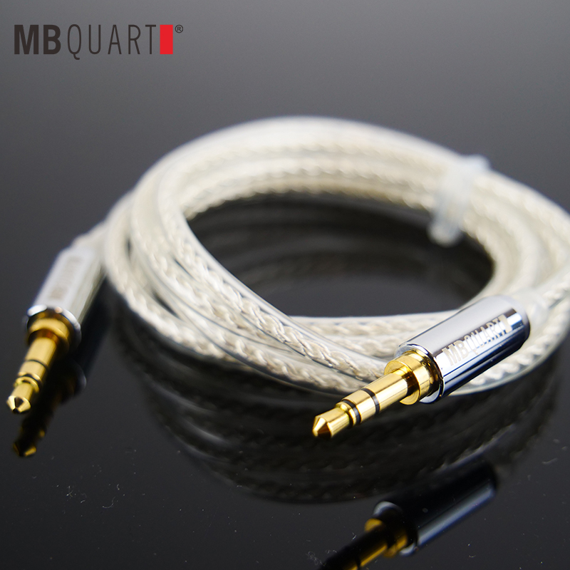 MBquart MB013L发烧3.5耳机升级线HIFI3.5mm公对公aux发烧音频线索尼1AM2 1000XM3飞利浦SHP9500 X1S X2HR - 图0