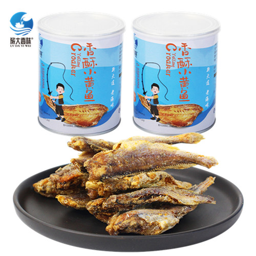 大连特产香酥小黄鱼70克罐装即食烤鱼片香烤香酥黄花鱼包邮 - 图3