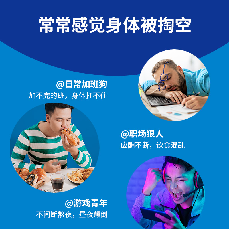 OLLY复合维生素男士辅酶Q10生物素矿物质软糖VC90粒