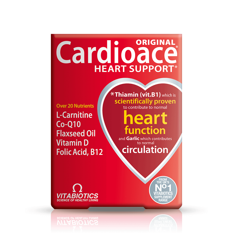 Vitabiotics保健品海外旗舰店Cardioace22种营养素保护心脏的保健品宝心肌供血不足药进口辅酶0
