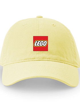 乐高积木教育定制印LEGO团队帽定做印logo刻印字专业男女士广告帽