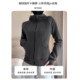 Trendy warm fleece waist-hugging slim sweatshirt jacket