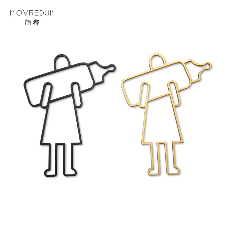 金属铝高端母婴室门牌商场车站个性亲子间洗手间厕所挂牌第三卫生间标识牌酒店民宿室内导视标志设计定制 - 图3