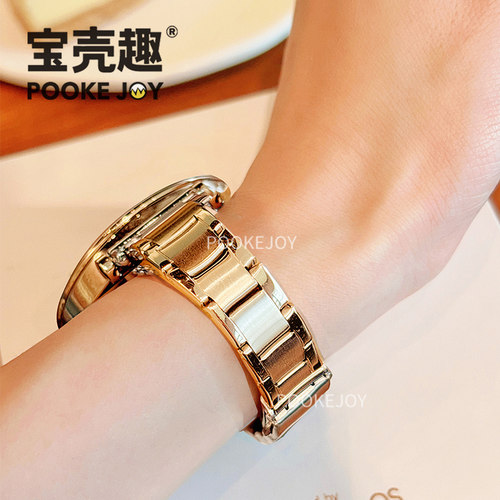 宝壳趣适用华为手表gt6/gt6pro金属小钢带fit3/4/4pro金属表带gt4春夏透气gt5/gt5pro气质商务gt2通勤气球 - 图2