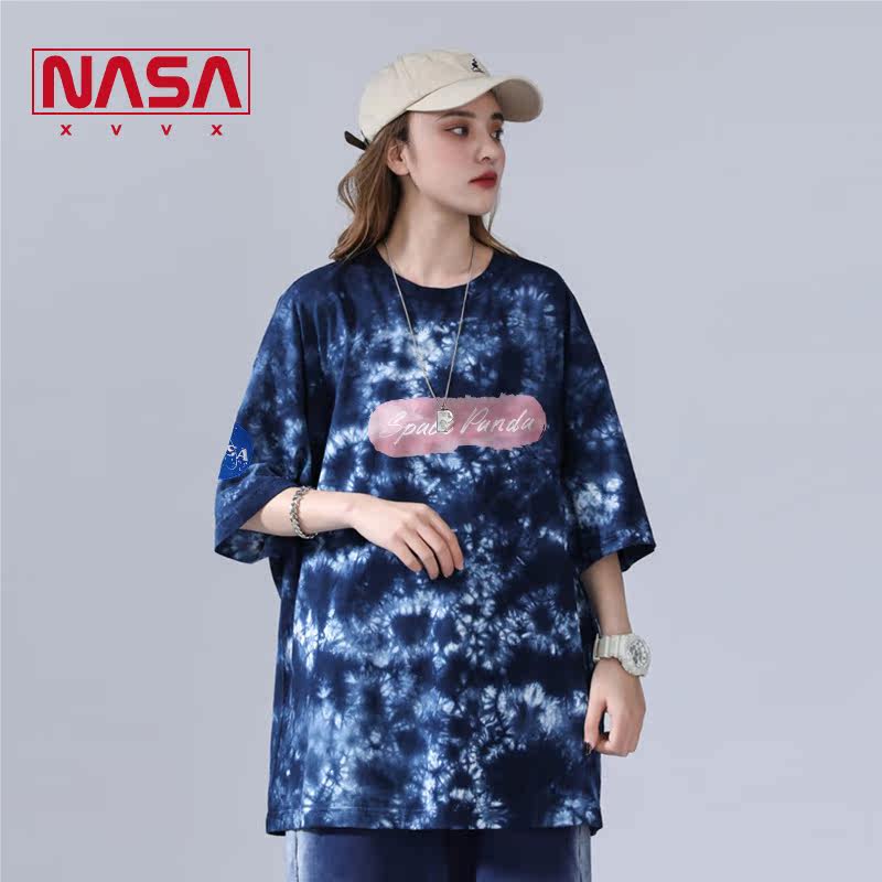 太空熊猫联名nasa旗舰店官网男t恤 太空熊猫T恤
