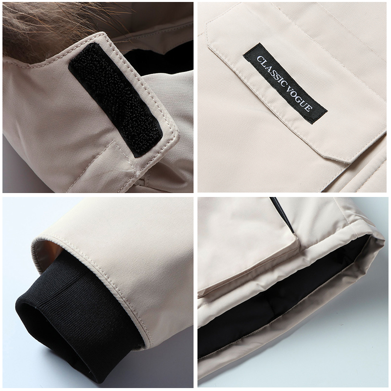 nasa联名冬季冲锋衣男士潮牌羽绒服 太空熊猫羽绒服