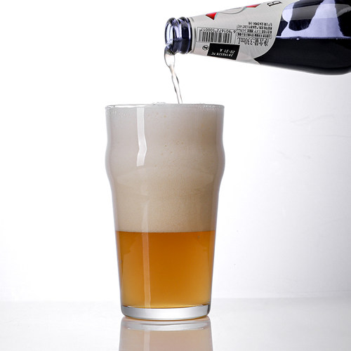 进口英式品脱杯IPA无铅玻璃鹅岛啤酒杯同款光杯支持LOGO定制 - 图0