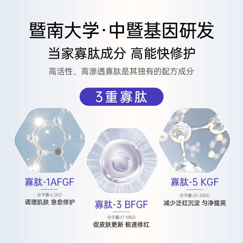Facelive/斐思妮多肽冻干粉舒缓修护敏肌适用维稳淡化痘印精华液-图3