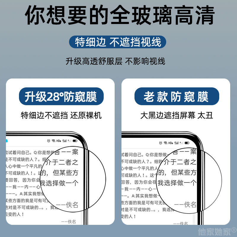 适用vivoy51s防窥钢化膜vivi丫51s全屏viv0y51s手机莫vi∨vo屏保vovoy步步高vⅰvo无白边voviy51s防摔隐私模-图2